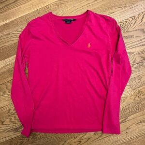 Ralph Lauren vneck long sleeve shirt